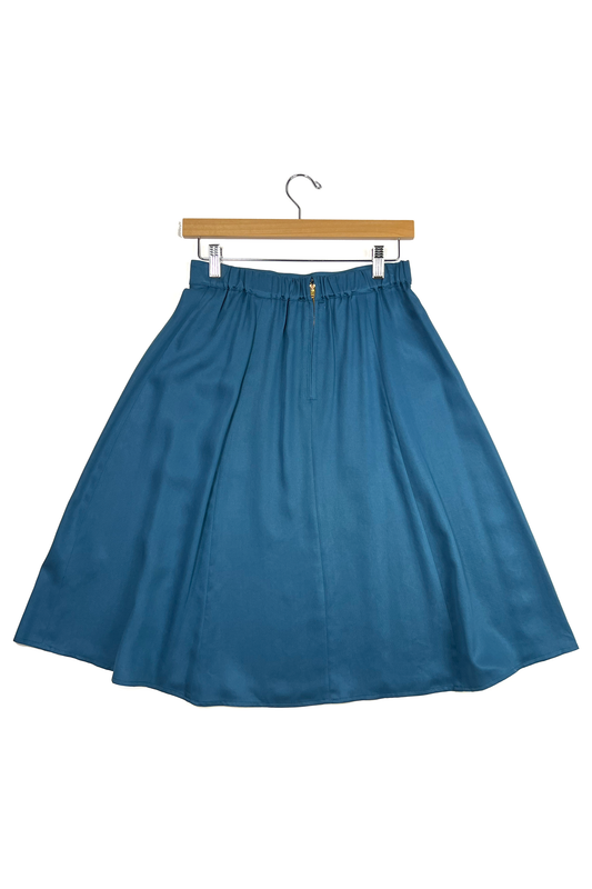 Lizzy Hollywood Swing Skirt- Deep Azure