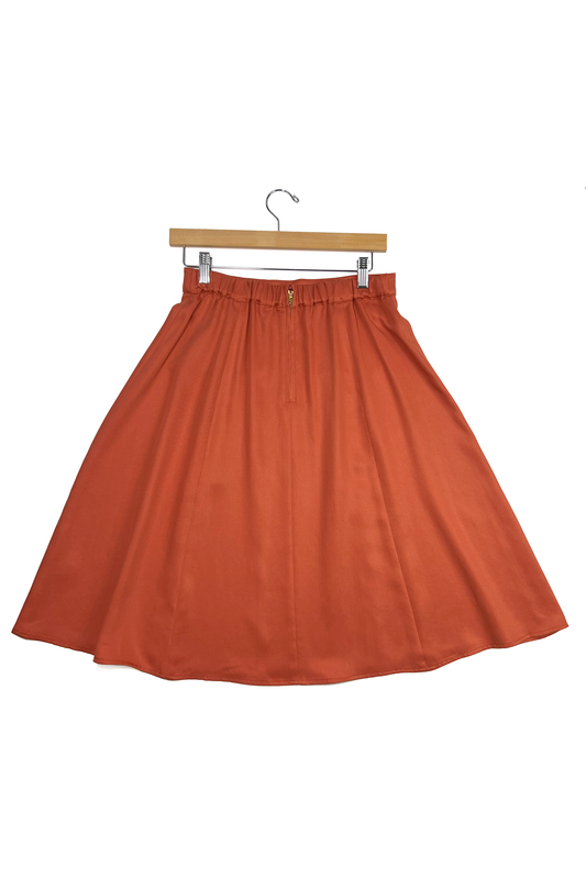Lizzy Hollywood Swing Skirt- Rust