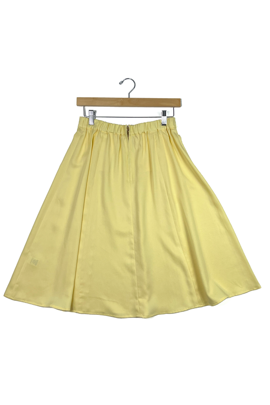 Lizzy Hollywood Swing Skirt- Lemon Buttercreme