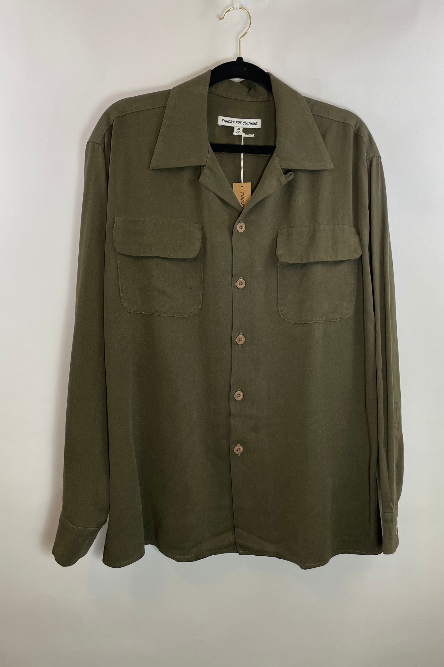 Dean Men's LS Loop Collar - Cocoa Size S, M, 2X ONLY