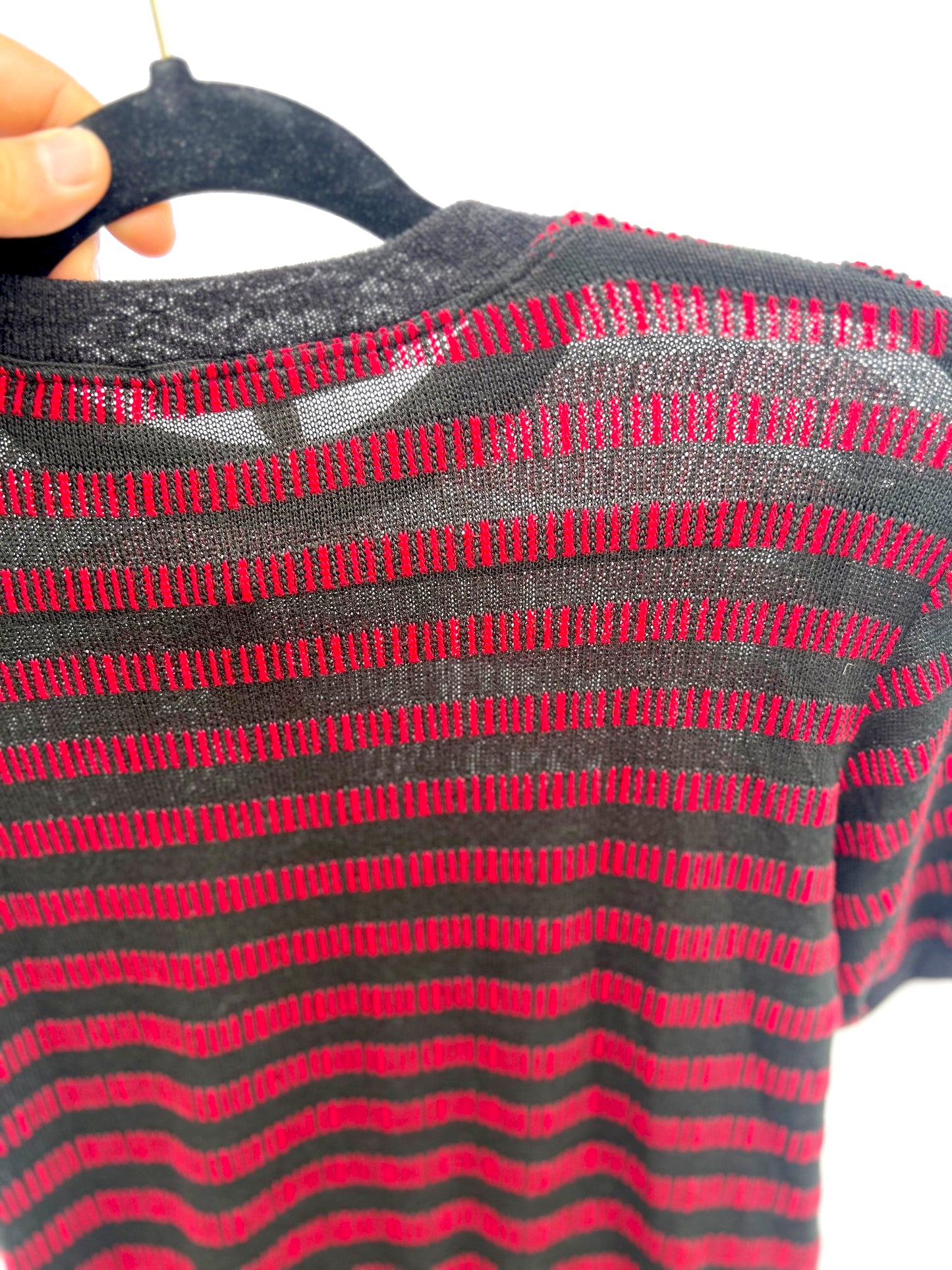 Marlon Sweater Shirt - Black / Red