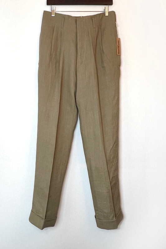 Eddie Men's High Waisted Hollywood Pant- Truffle 32" Inseam