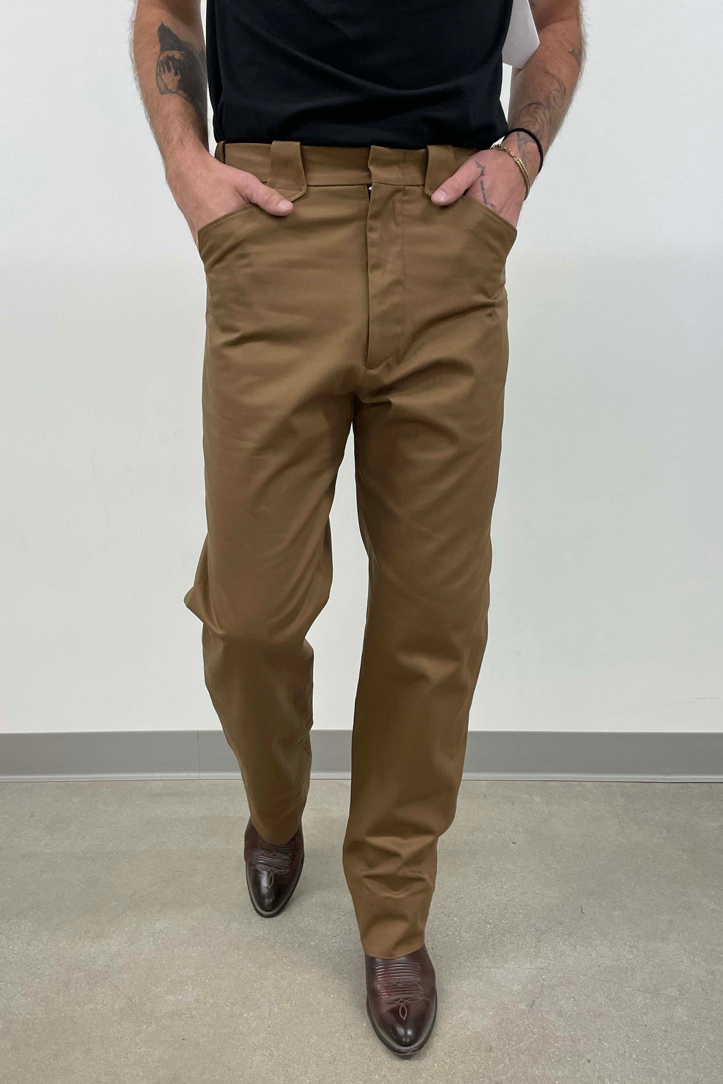 Kelly Men's Western Pant - Chestnut Brown