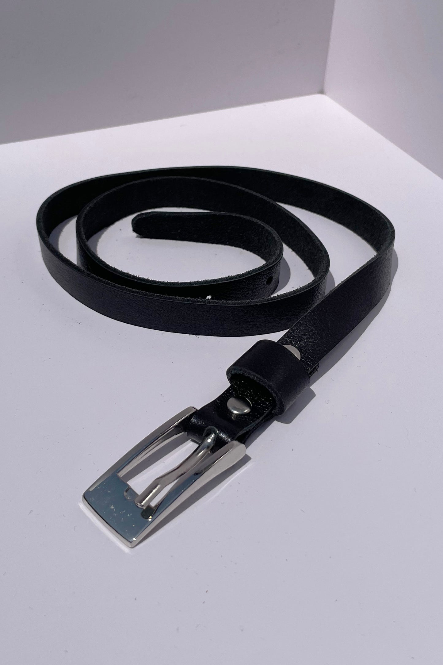 Jesse Skinny Belt - Black