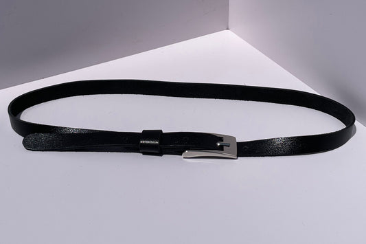 Jesse Skinny Belt - Black
