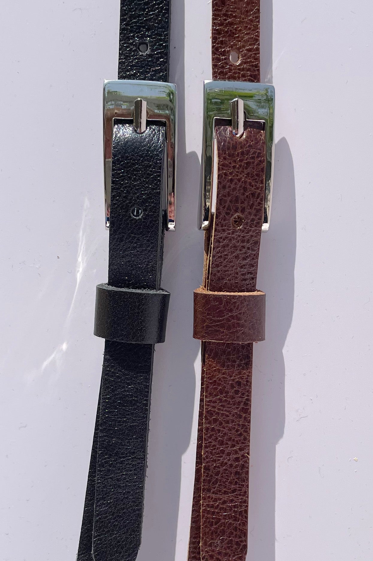 Jesse Skinny Belt - Black