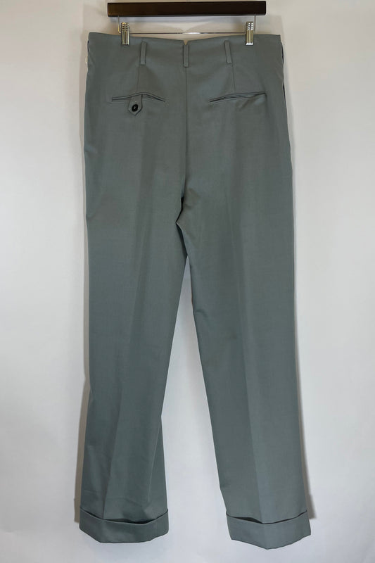 Eddie Men's High Waisted Hollywood Pant- Grey, 32x32, 38x32