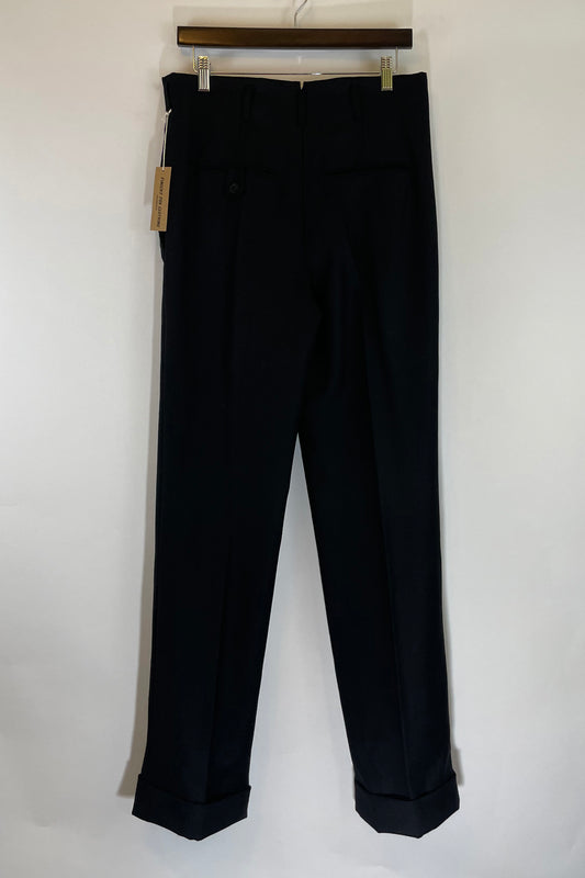 Eddie Men's High Waisted Hollywood Pant- Black- 38x32, 40x32 only