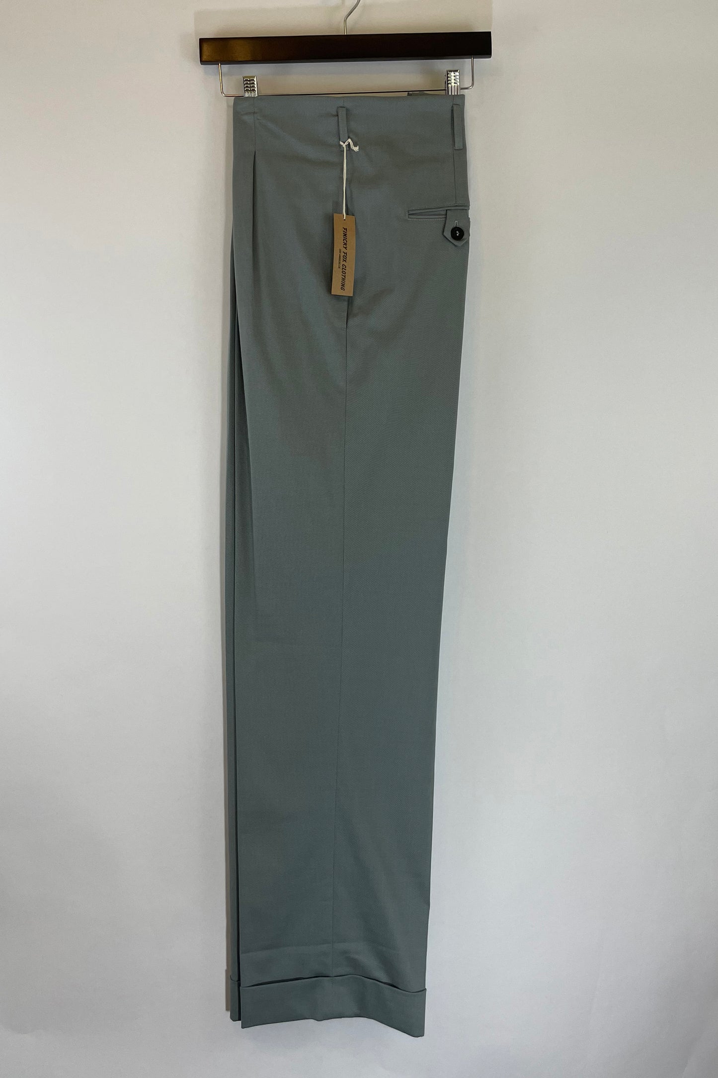 Eddie Men's High Waisted Hollywood Pant- Grey 32" Inseam