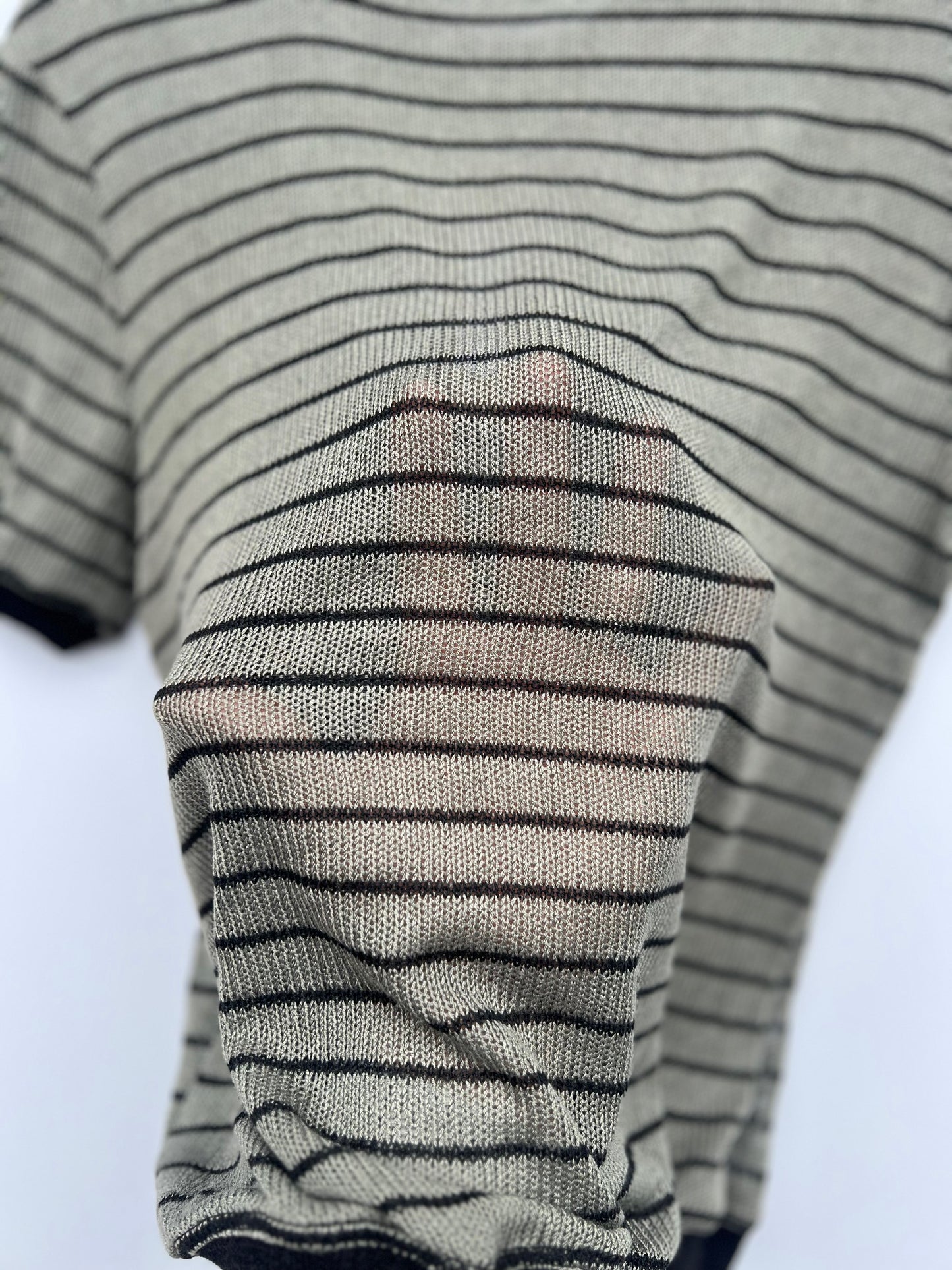 Marlon Sweater Shirt - Narrow Stripe Black / Grey