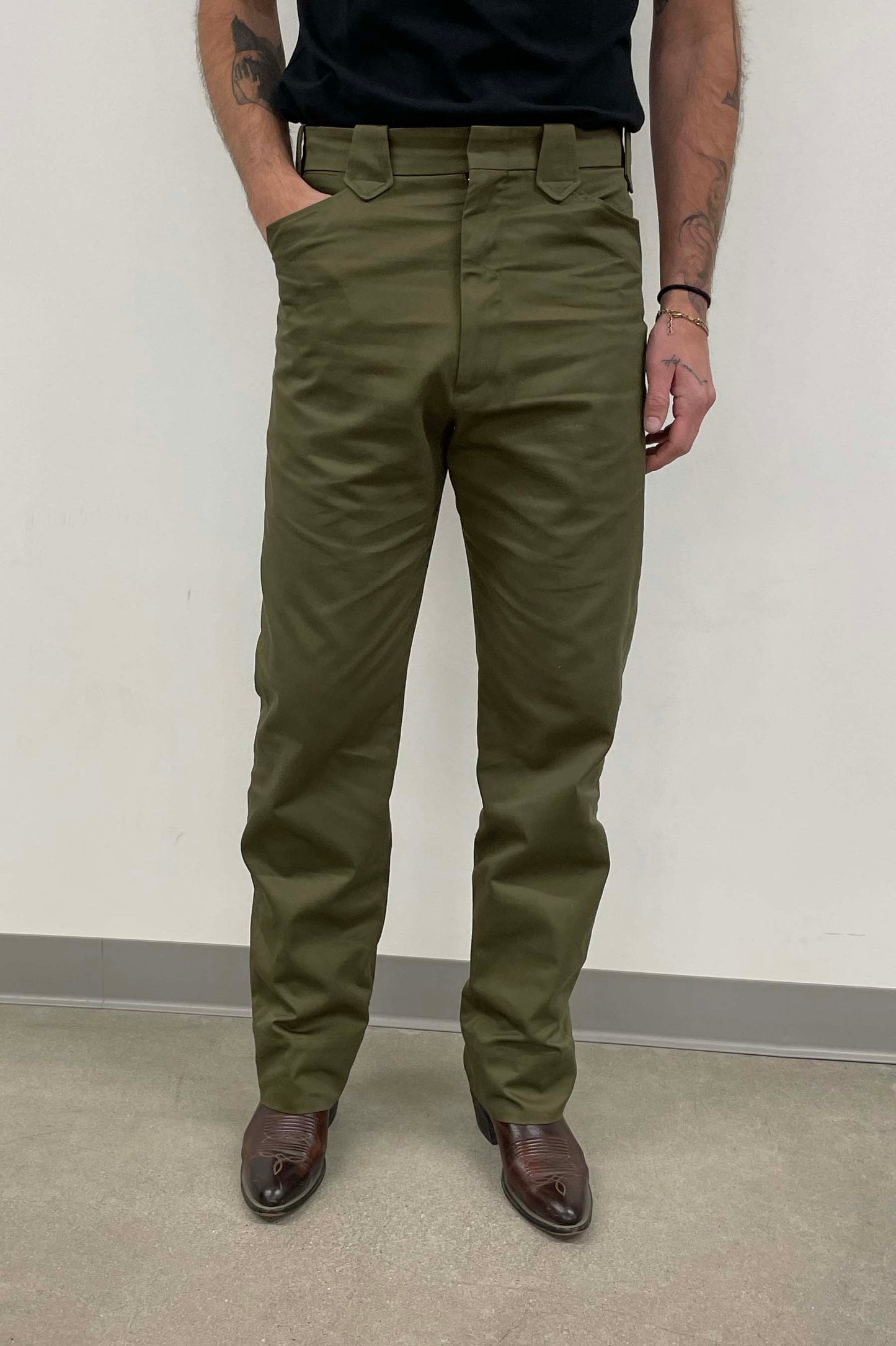 Kelly Men's Western Pant - Chestnut Brown