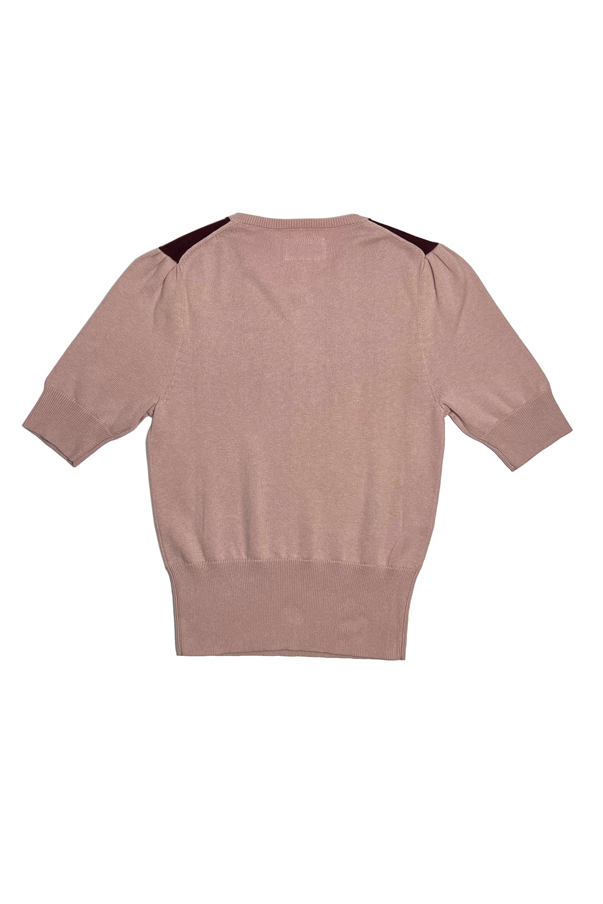 Lana Full Fashioned Sweater- Rose / Burgundy