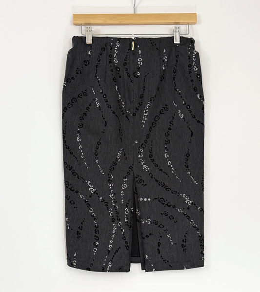 Marilyn Stretch Pencil Skirt- Leopard