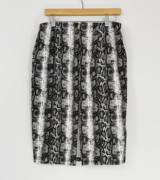 Marilyn Stretch Pencil Skirt- Snake