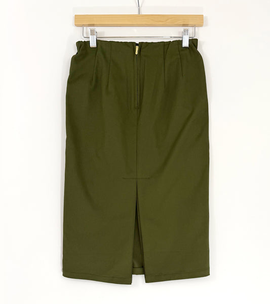 Marilyn Stretch Pencil Skirt- Olive