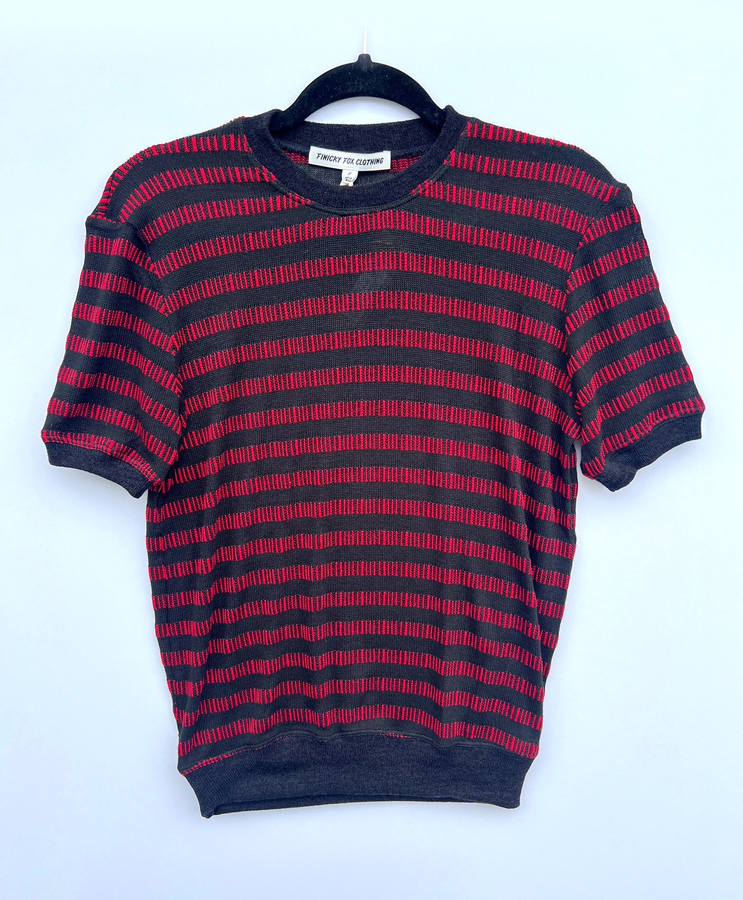 Marlon Sweater Shirt - Black / Red