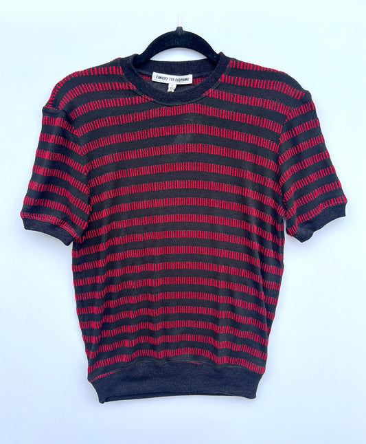 Marlon Sweater Shirt - Black / Red