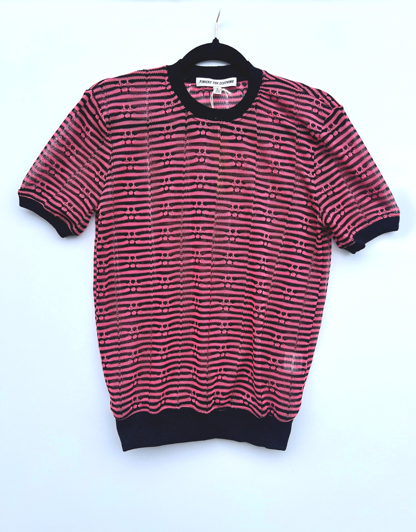 Marlon Sweater Shirt - Black / Pink