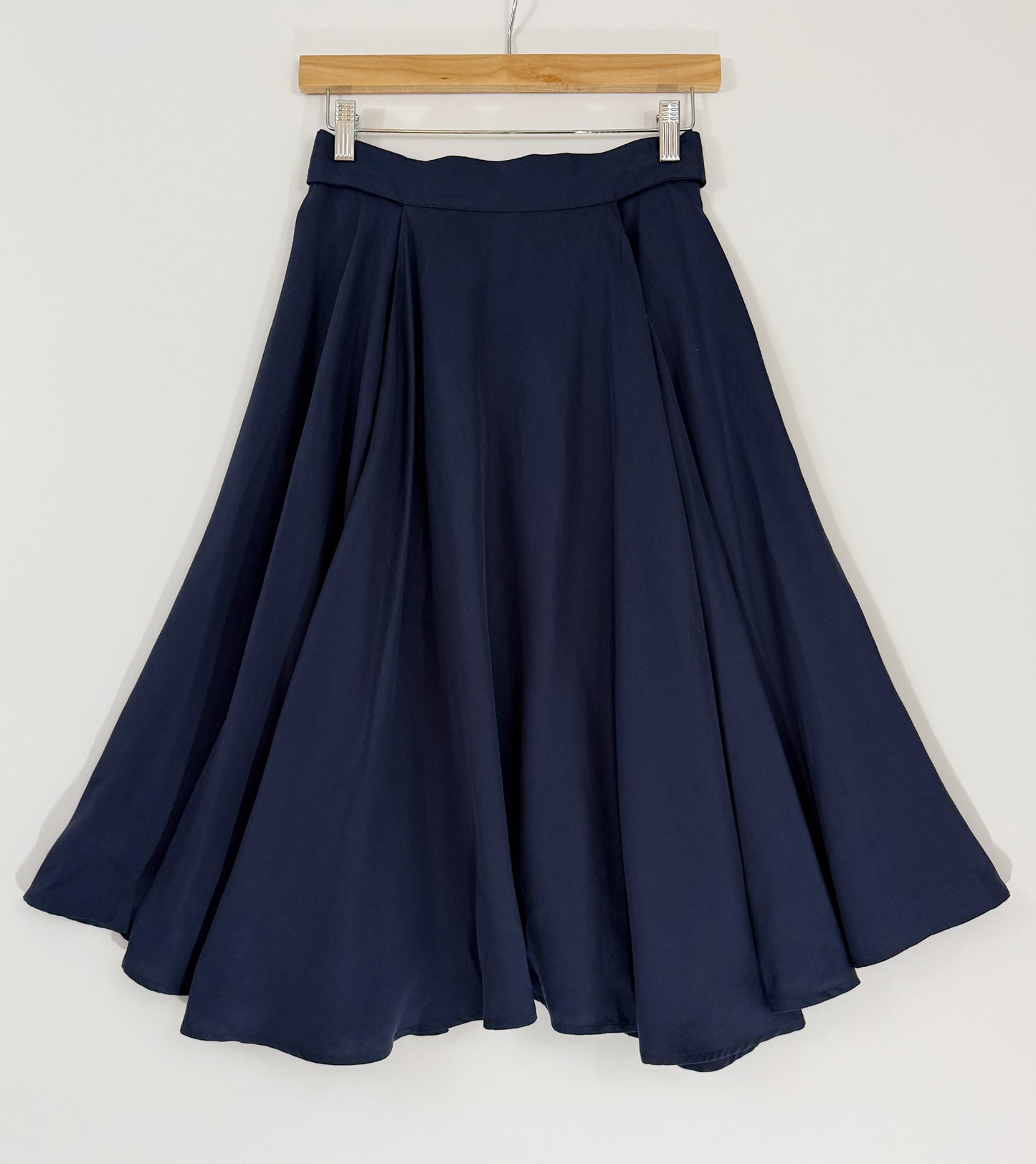Sandra Full Circle Skirt- Navy