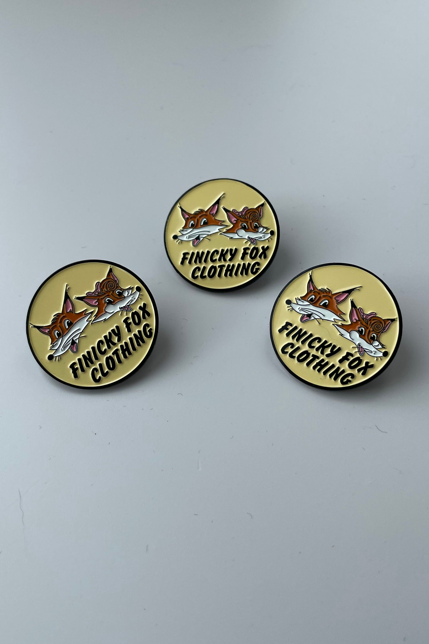 Logo Enamel Pin 3 pack