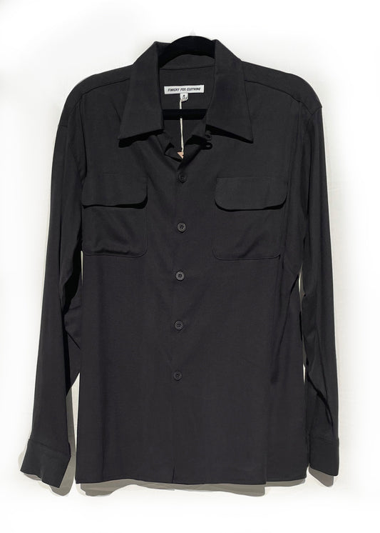 Dean Men's LS Loop Collar - Black