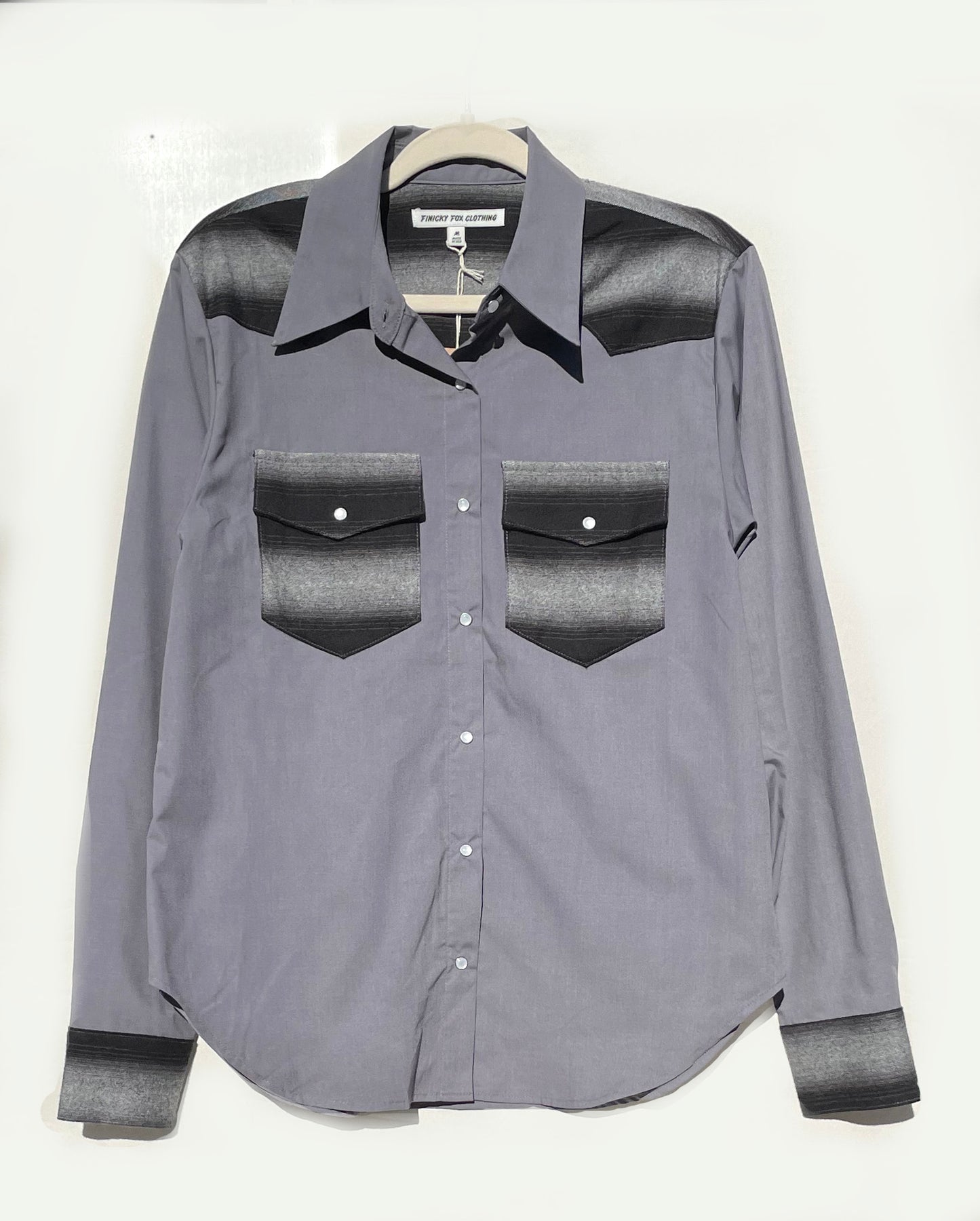 Katie Women's LS Western - Light Stripe