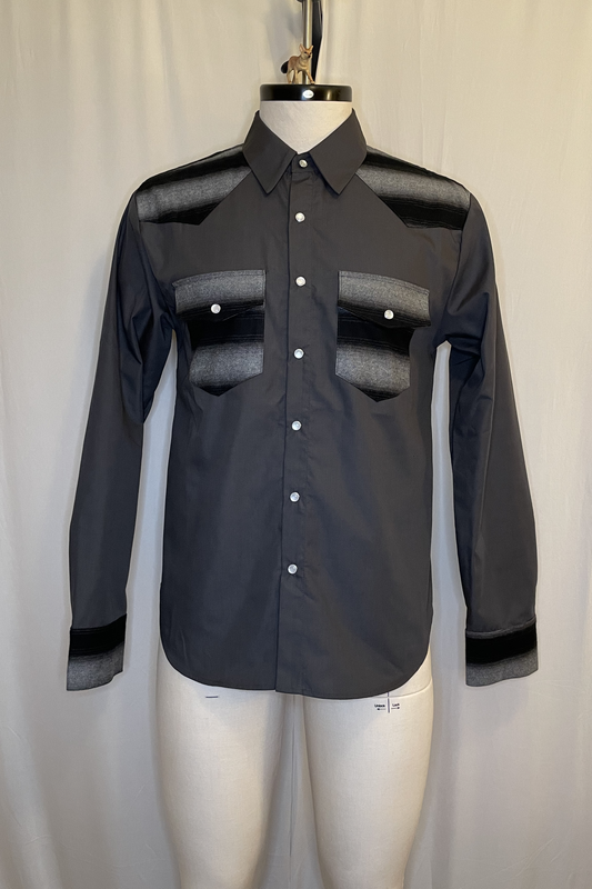 MENS DARK STRIPE FRONT