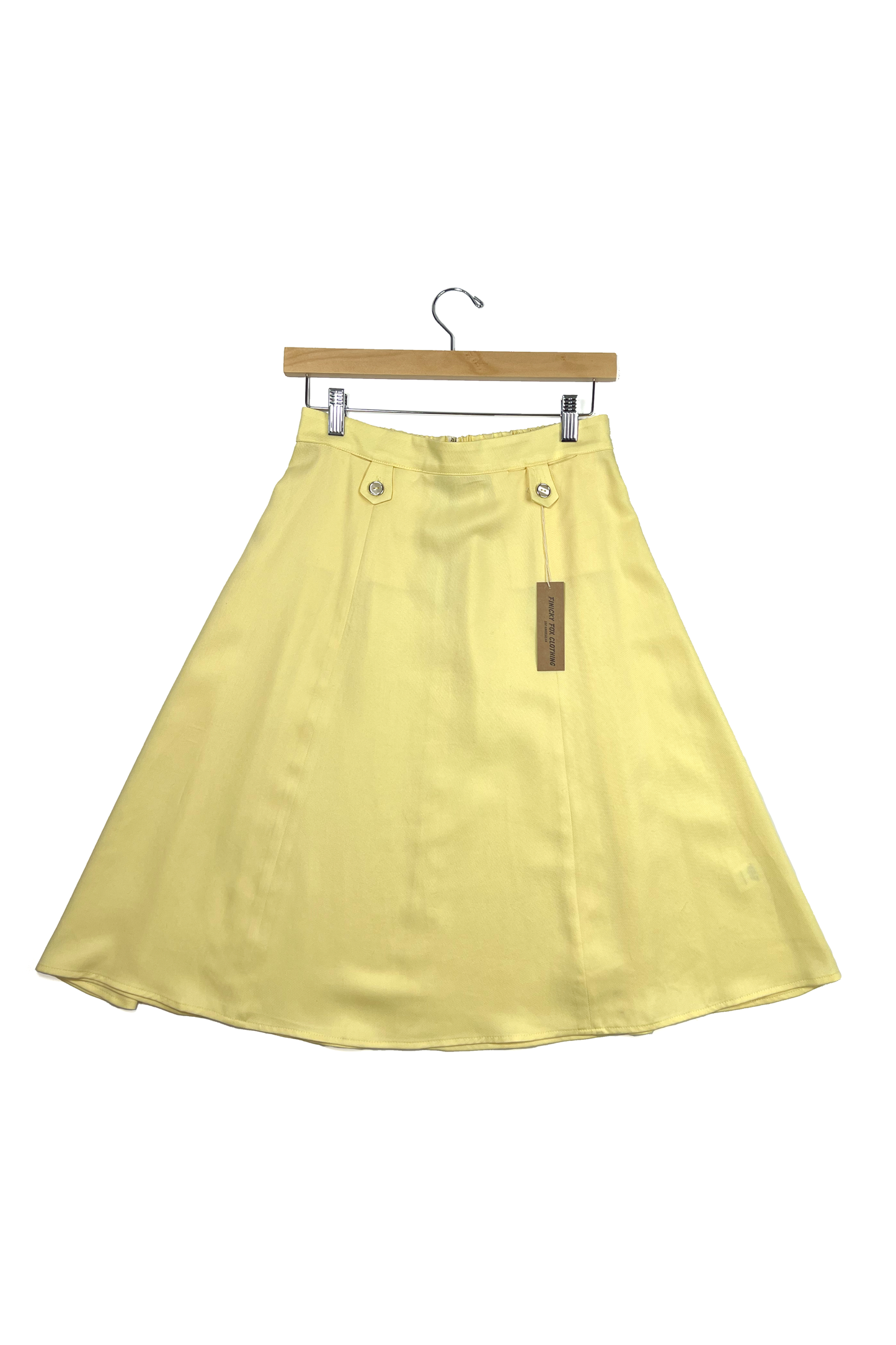 Lizzy Hollywood Swing Skirt- Lemon Buttercreme