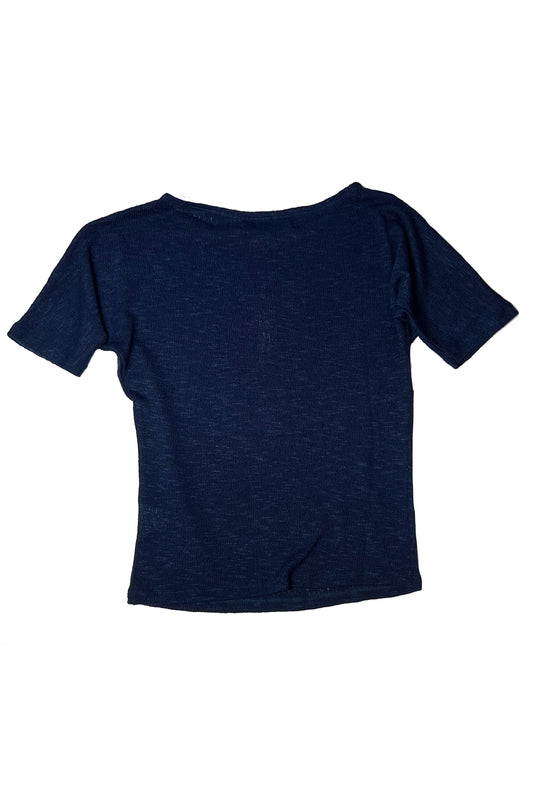 Sophia Dolman Top - Dark Blue