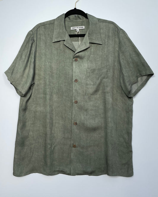 Dale Camp Collar Shirt- Green Tea