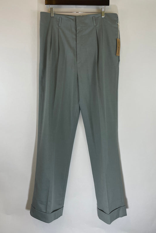 Eddie Men's High Waisted Hollywood Pant- Grey 32" Inseam