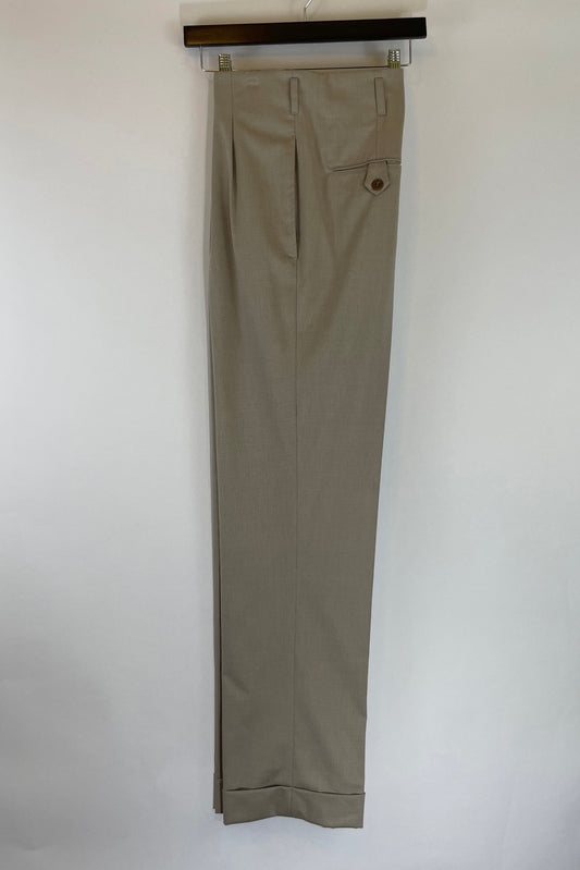 Eddie Men's High Waisted Hollywood Pant- Barley 32" Inseam