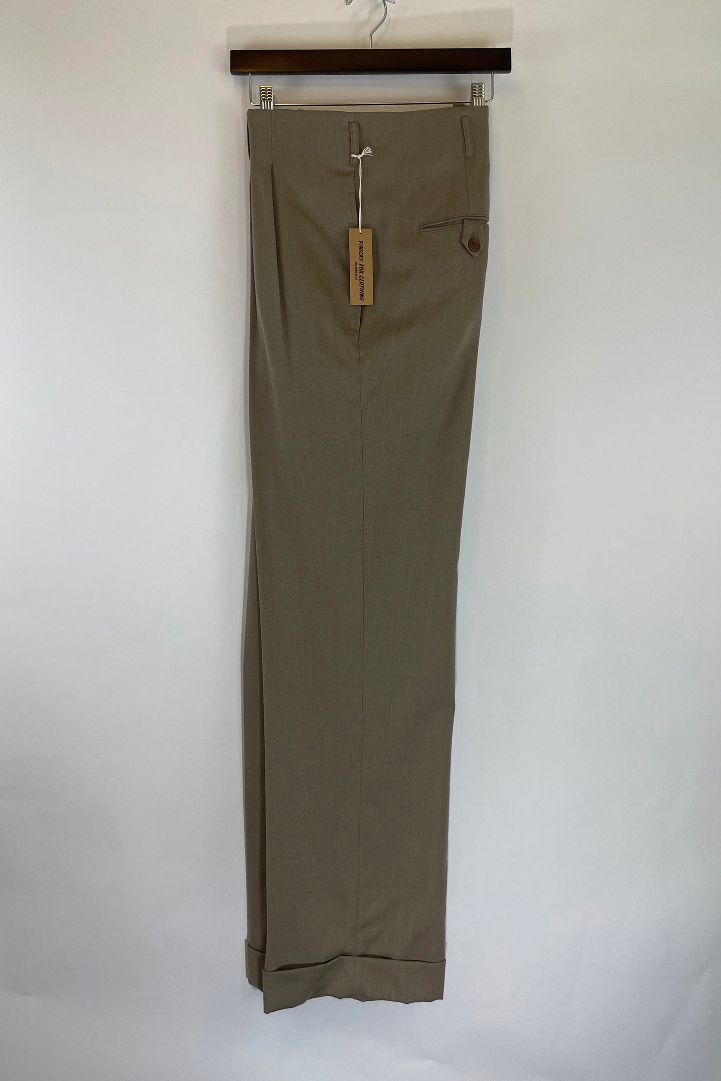 Eddie Men's High Waisted Hollywood Pant- Toffee 32" Inseam