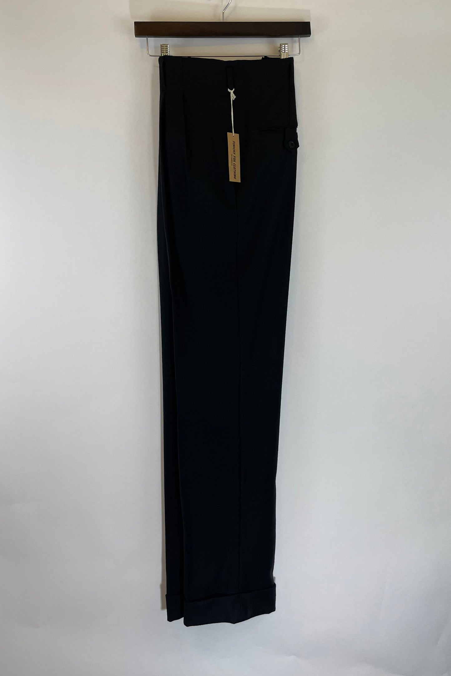 Eddie Men's High Waisted Hollywood Pant- Black 32" Inseam