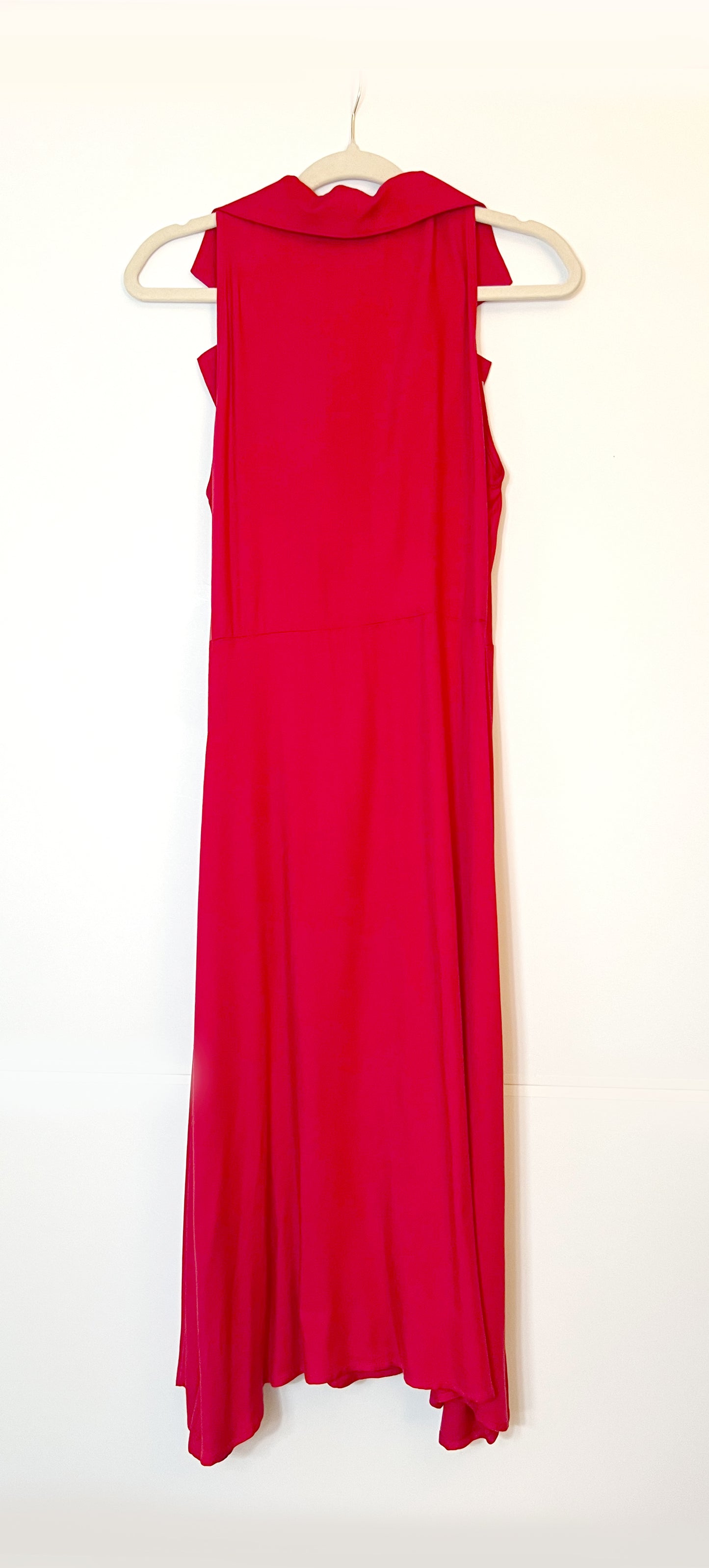 Joan Aloha Wrap Dress- Fire Red