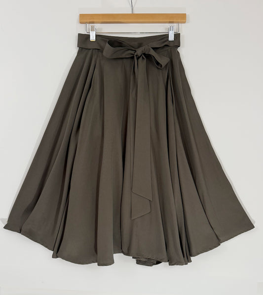 Sandra Full Circle Skirt- Olive