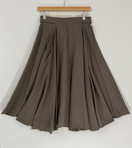 Sandra Full Circle Skirt- Olive