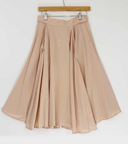 Sandra Full Circle Skirt- Blush