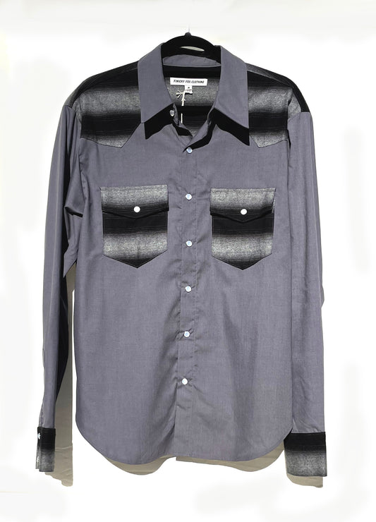Cal Men's LS Western - Light Stripe